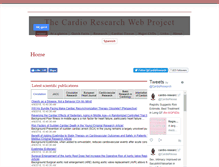 Tablet Screenshot of cardio-research.com